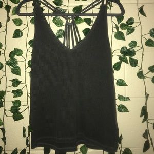 American Eagle Outfitters Tops - American Eagle Ribbed Tank Top with strappy back American Eagle Outfitters Tops - American Eagle Ribbed Tank Top with strappy back